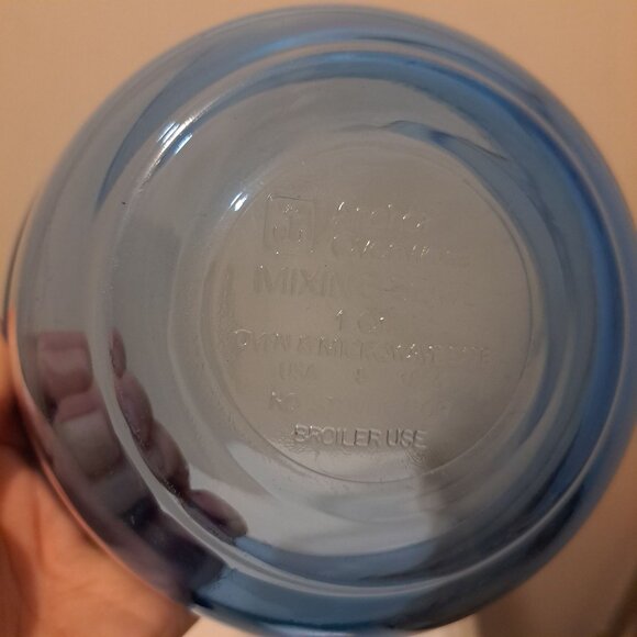 Anchor Hocking Cobalt Blue Mixing Bowl 1 Qt USA Glass - Picture 5 of 6